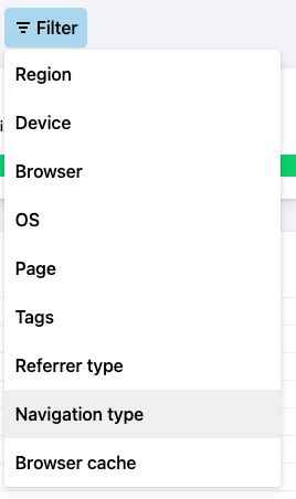 Soft Navigation filter